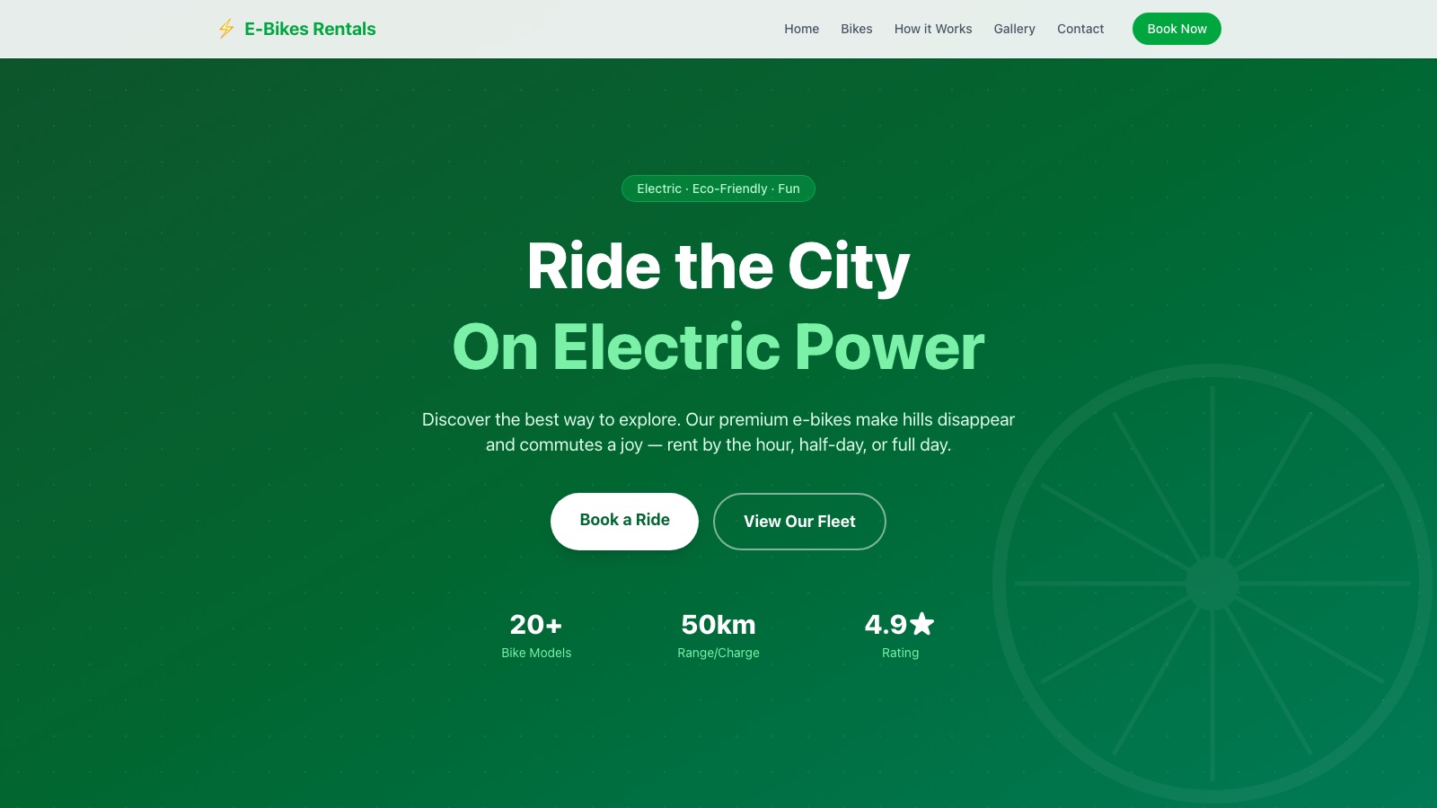 E-Bikes Rental